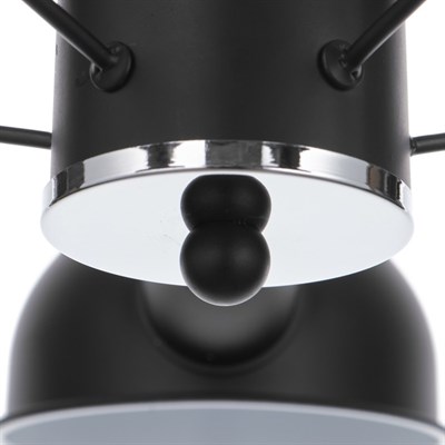 Люстра 71801/5 5х40W E14 черный/хром 69х69х23 см - фото 1000094