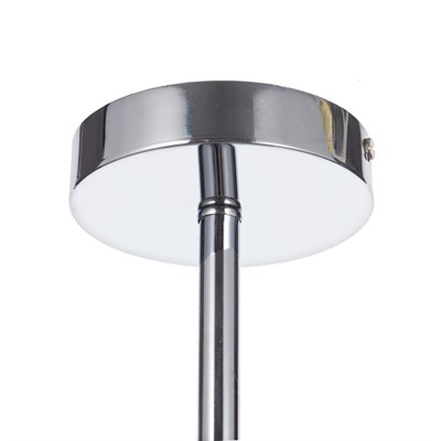 Люстра 65801/6 6х60W E27 хром/дымчатый 75х75х56 см - фото 1000098