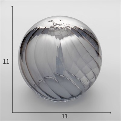 Люстра 65801/10 10х60W E27 хром/дымчатый 75х75х56 см - фото 1000111