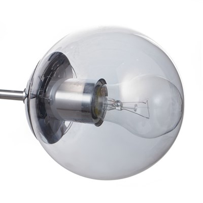 Люстра 06801/6 6х60W E27 хром/дымчатый 78х78х59 см - фото 1000115