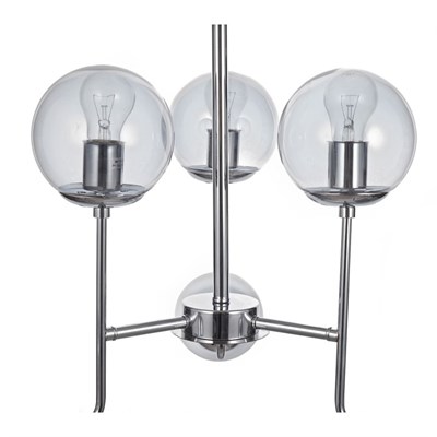 Люстра 06801/6 6х60W E27 хром/дымчатый 78х78х59 см - фото 1000117