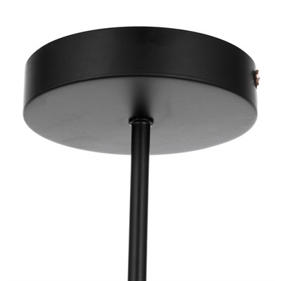 Люстра 09801/5 5х60W E27 черный/светлое дерево 57х57х55 см - фото 1000131