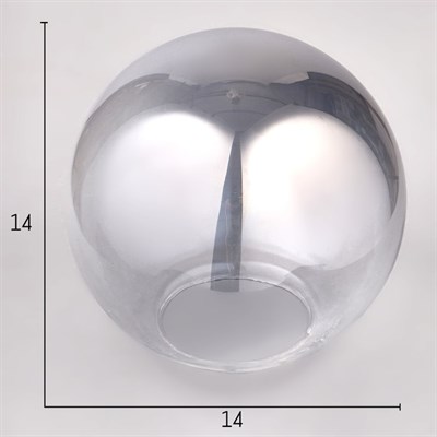 Люстра 66001/6 6х60W E27 белый/дымчатый 97х97х52 см - фото 1000194