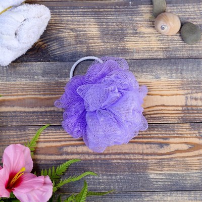 Мочалка банная "Бантик" миди, микс - фото 1104156