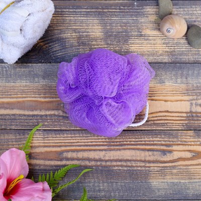 Мочалка банная "Бантик" миди, микс - фото 1104157