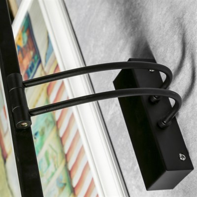 Подсветка для картин и зеркал "Леонардо" LED 12Вт 6000К черный 45,5х20х11 см - фото 1124267