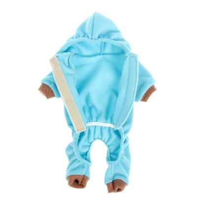 Комбинезон флисовый цветной, M (ДС 24-26 см, ОШ 28 см, ОГ 34-36 см) - фото 1141068