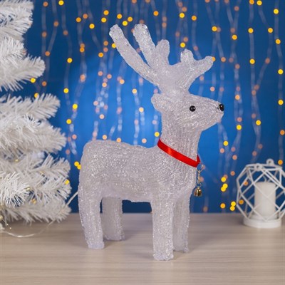 Фигура акрил. "Олененок" 28х10х36 см, контр. с димером, 40 LED, 220V - фото 1156392