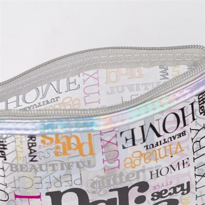 Косметичка ПВХ, отдел на молнии, цвет прозрачный - фото 1184736