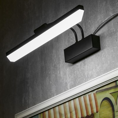 Подсветка для картин и зеркал "Леонардо" LED 7Вт 6000К черный 40х20х12 см - фото 1207679