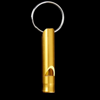 Свисток металлический малый для собак, 4,6 х 0,8 см, микс цветов - фото 1211111