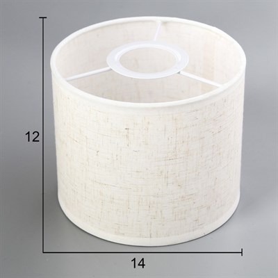 Люстра 14635-67025/1 E27 40W белый 17х17х45см - фото 1242464