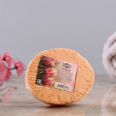 Шипучая бомбочка "Узоры" с ароматом апельсина, оранжевая - фото 1281353