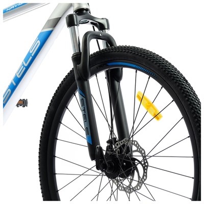 Велосипед 27,5" Stels Navigator-700 MD, F010, цвет серебристый/синий, размер 19" - фото 1288019