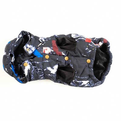 Куртка зимняя, L (ОШ 29-34, ОГ 41-47, ДС 31 см), синяя - фото 1312045