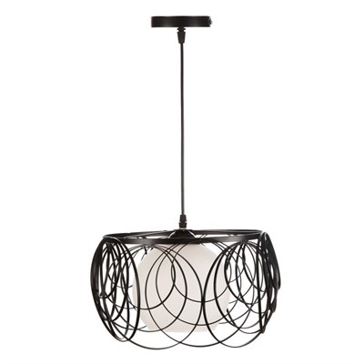 Светильник "Виджел" 1х40Вт E27 черный 33х33х100 см. - фото 1326096