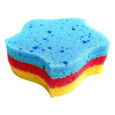 Губка для купания малыша Uviton «Звездочка», цвет МИКС - фото 1353400