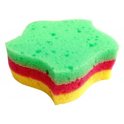 Губка для купания малыша Uviton «Звездочка», цвет МИКС - фото 1353401