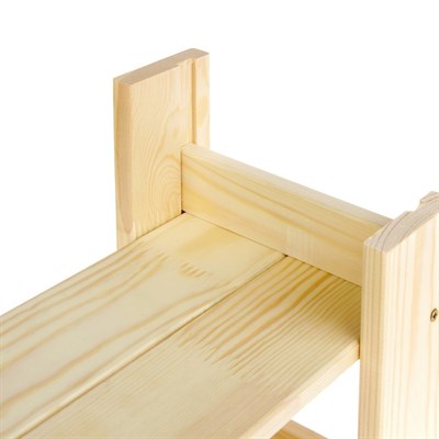 Стеллаж настенный с 2мя полками, 30х50х16,2см - фото 1354209