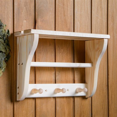 Полка универсальная, 3 крючка - фото 1354429