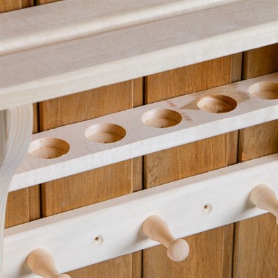 Полка универсальная, 3 крючка - фото 1354430