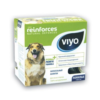Пребиотический напиток VIYO Reinforces Dog Senior для пожилых собак, 7 х 30 мл - фото 1380467