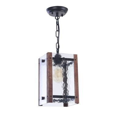 Светильник Elettra 1x60Вт E27 черный 18x18x28см - фото 1408425