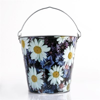 Ведро декоративное, 15 л, цвет МИКС - фото 1450561