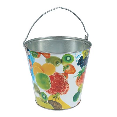 Ведро декоративное, 15 л, цвет МИКС - фото 1450564
