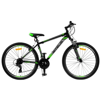 Велосипед 26" Stels Navigator-500 V, V030, цвет чёрный/зеленый, размер 20" - фото 1451168