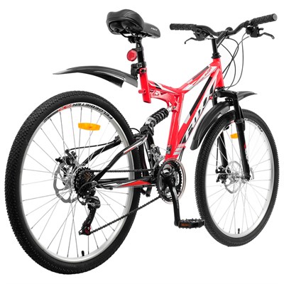 Велосипед 26" Foxx Freelander D, 2020, цвет красный, размер 18" - фото 1451394