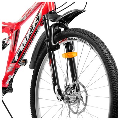 Велосипед 26" Foxx Freelander D, 2020, цвет красный, размер 18" - фото 1451395