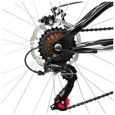 Велосипед 26" Foxx Freelander D, 2020, цвет красный, размер 18" - фото 1451397