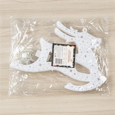 Фигура "Олень" 30х23 см, пластик, 20 LED, 240V RG/RB - фото 1483456