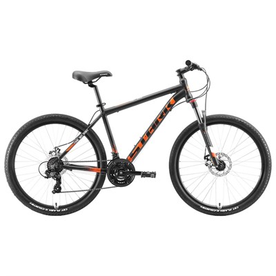 Велосипед 26" Stark Indy 2 D, 2020, цвет чёрный/оранжевый/белый, размер 18" - фото 1605546