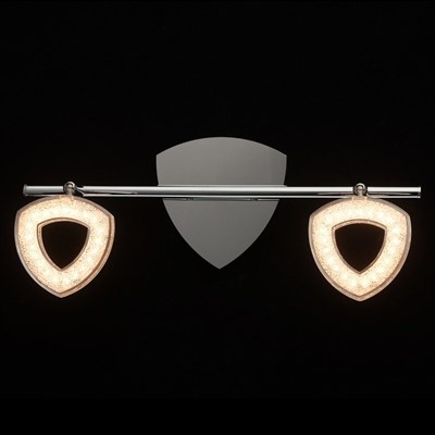Светильник "Этингер", 2x4Вт LED 3000K 640лм, цвет хром - фото 1606347