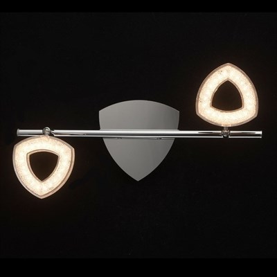 Светильник "Этингер", 2x4Вт LED 3000K 640лм, цвет хром - фото 1606348