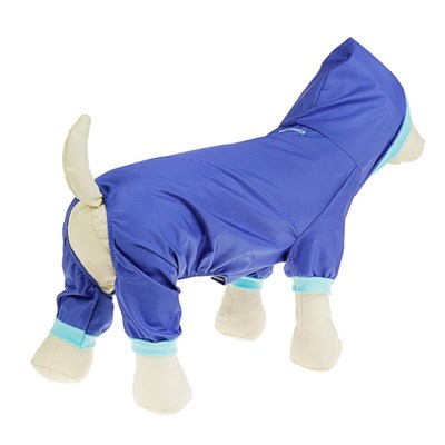 Комбинезон для собак, S (дс 22 см, ог 32 см) синий - фото 1625015