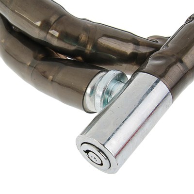 Замок навесной велосипедный TUNDRA, 18 х 1000 мм, специальный ключ с пластиковой ручкой - фото 1639412