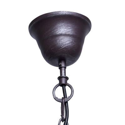 Светильник "Замок" 1x60Вт E14 кофейный 20x20x170см - фото 1639889