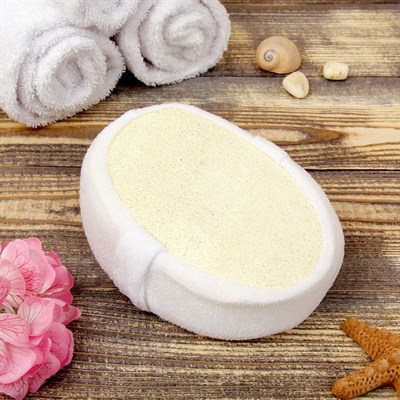 Набор Мочалка + спонж мягкий, люфа - фото 1666784