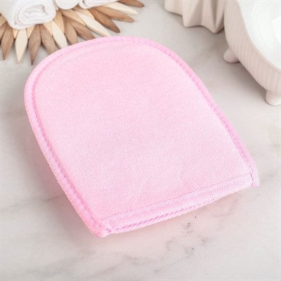 Мочалка-варежка массажная, 2-х сторонняя, цвет МИКС - фото 1666843