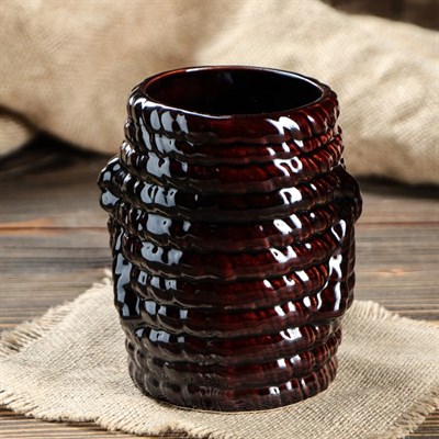 Бокал "Верёвка" темный 0,85 л - фото 1674376