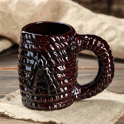 Бокал "Верёвка" темный 0,85 л - фото 1674377