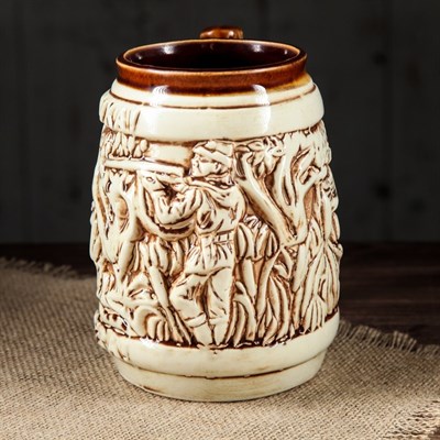 Кружка для пива 1 л "Дичь" - фото 1674840