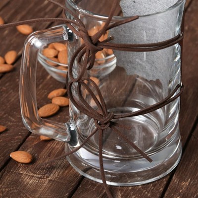 Пивная кружка с чехлом "Самый главный" 660 мл - фото 1675577