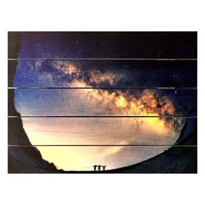 Картина для бани "Звездное небо", МАССИВ, 40×30 см - фото 1675846