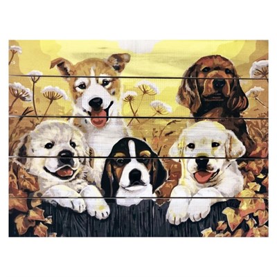Картина для бани, тематика животные "Хорошая компания", МАССИВ, 40×30 см - фото 1675976
