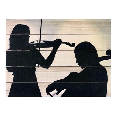 Картина для бани, тематика люди "Музыканты", МАССИВ, 40×30 см - фото 1675999
