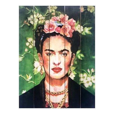 Картина для бани, тематика люди "Фрида Кало", МАССИВ, 40×30 см - фото 1676001